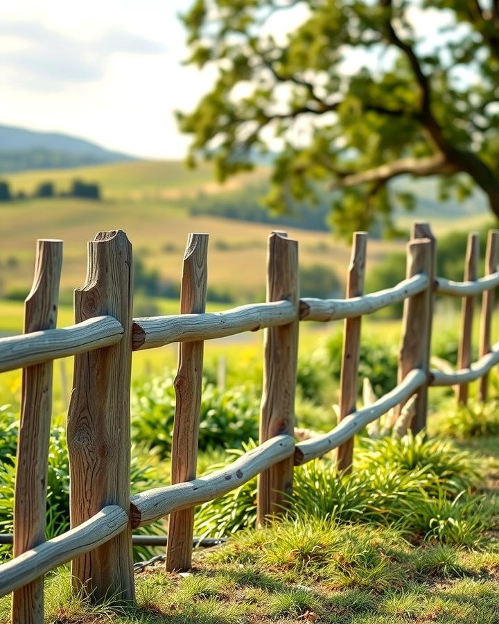 Rustic Split Rail Fence - 25 Wood Fence Ideas