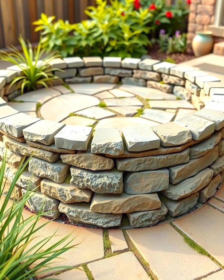 Rustic Stone Semi Circle Patio - 25 Semi Circle Patio Ideas and Inspiration