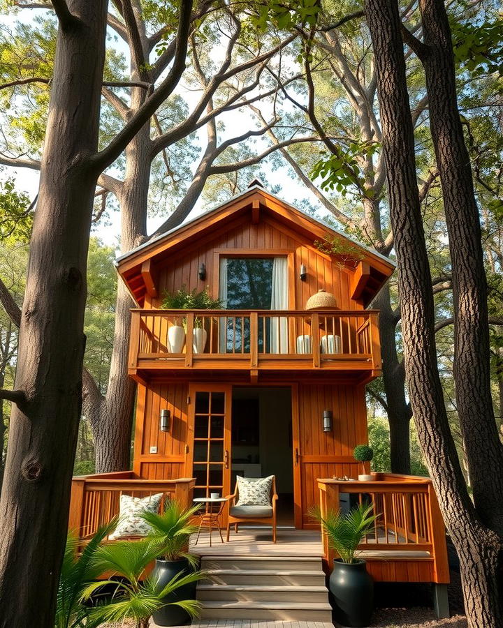 Rustic Treehouse Retreat - 25 Tree House Ideas