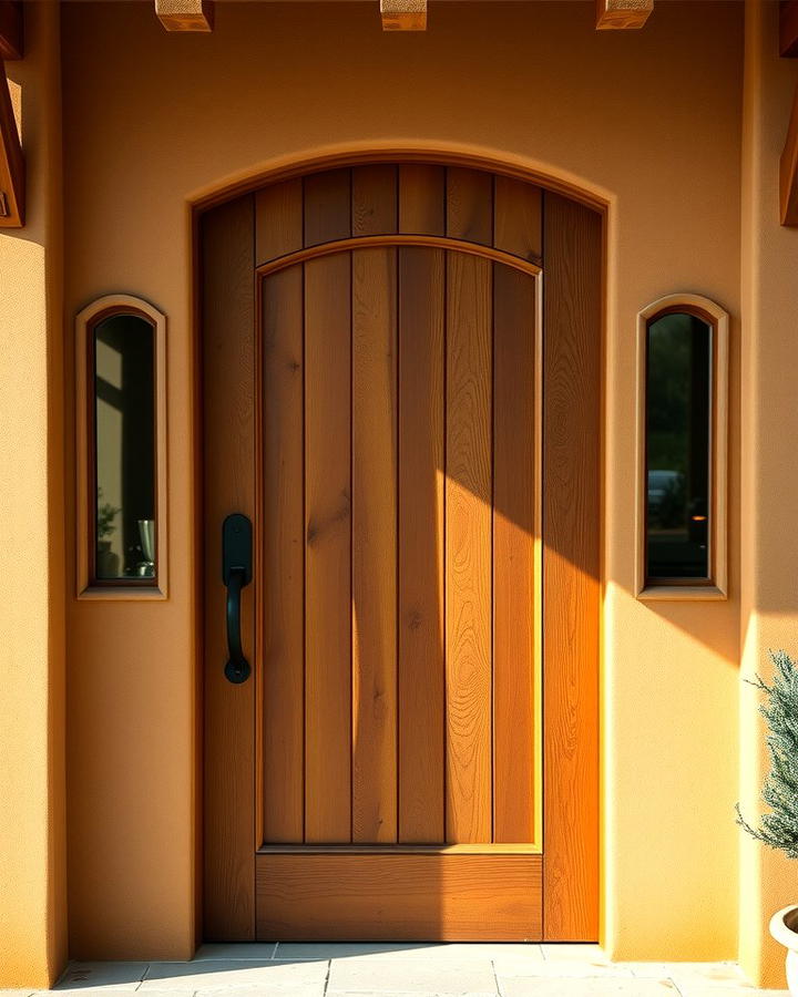 Rustic Wood Panels - 25 spanish style front door ideas