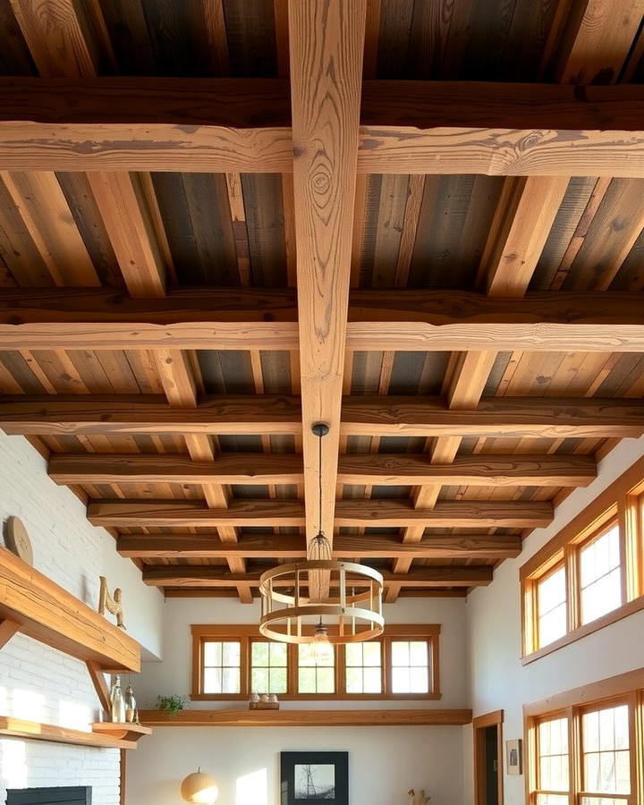 Rustic Wooden Beams - 25 Wood Ceiling Ideas