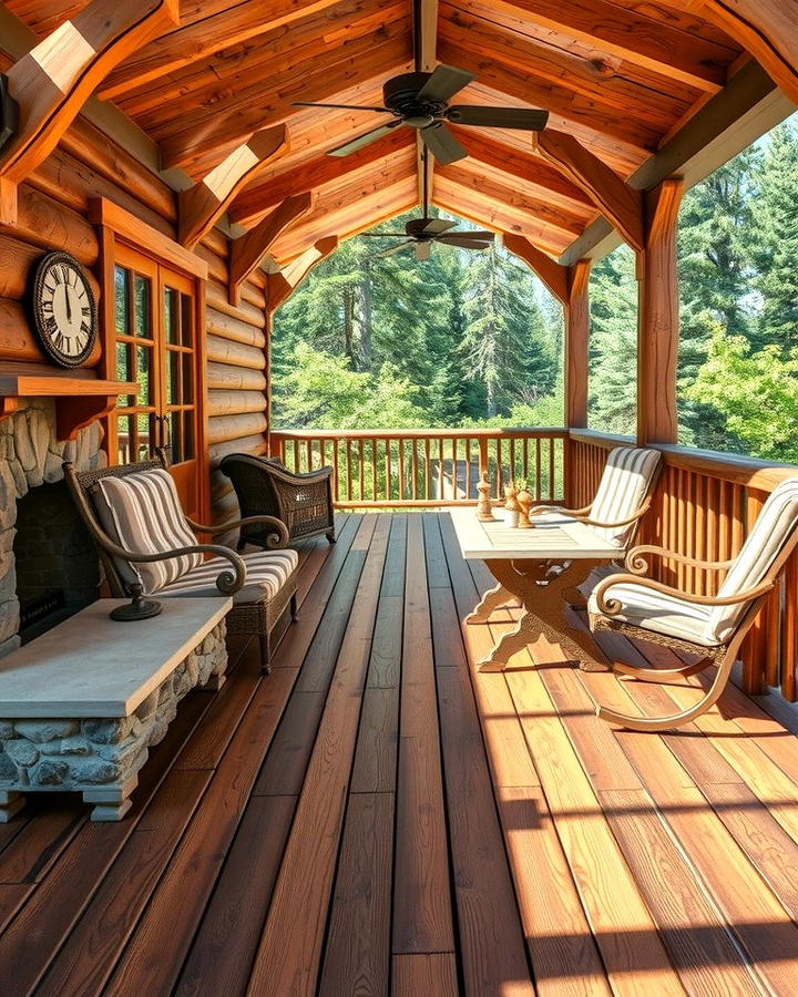 Rustic Wooden Decks for Natural Charm - 30 Large Deck Ideas