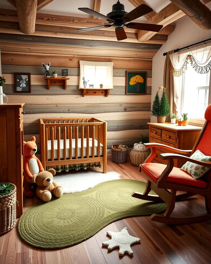 Rustic Wooden Furniture - 25 Woodland Nursery Ideas