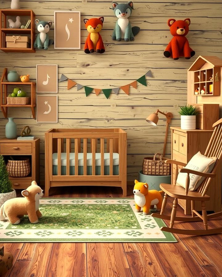 Rustic Wooden Furniture 2 - 25 Woodland Nursery Ideas