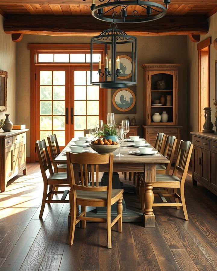 Rustic Wooden Furniture - 30 Southwestern Decor Ideas