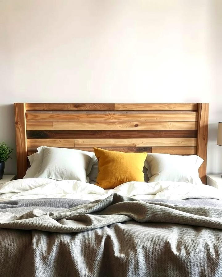 Rustic Wooden Headboards - 25 Pottery Barn Bedroom Ideas