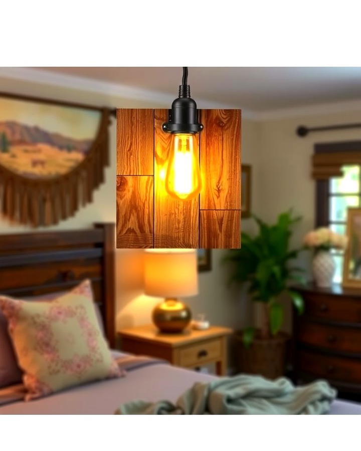 Rustic Wooden Sconces 2 - 30 Bedroom Wall Sconce Ideas