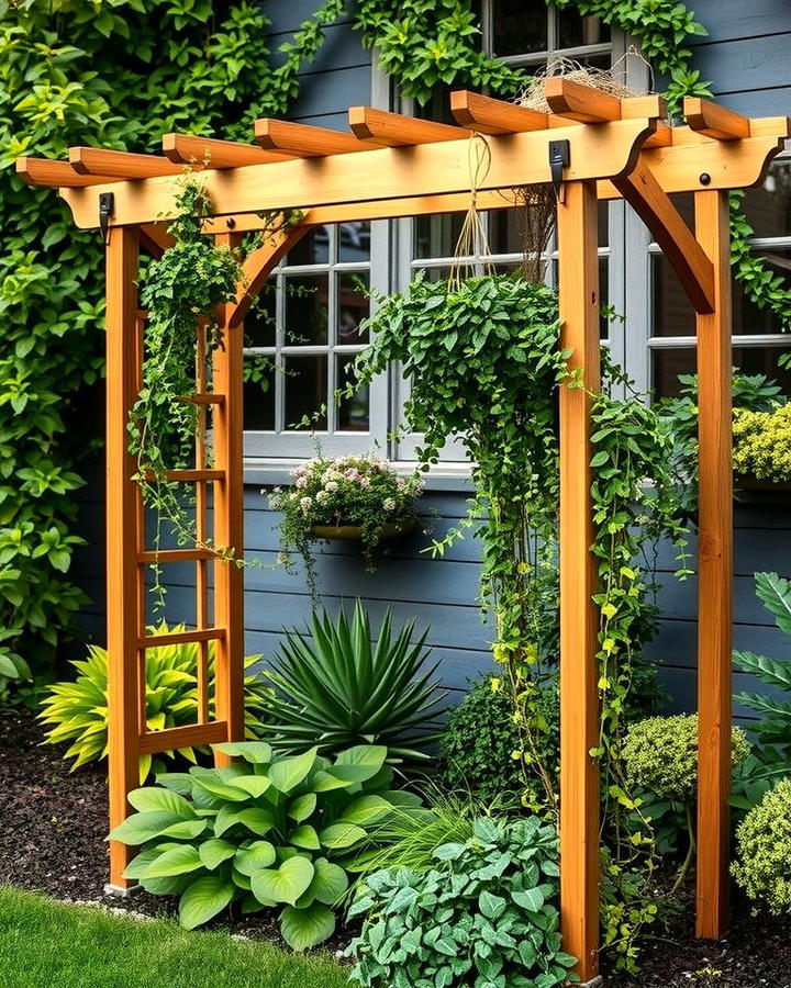 Rustic Wooden Trellis 2 - 25 Trellis Ideas