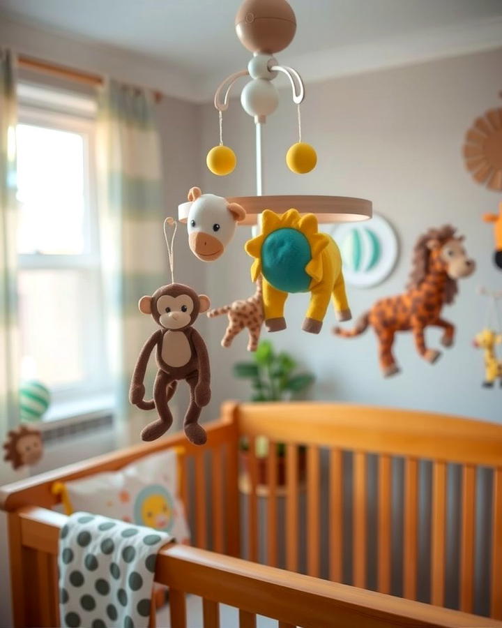 Safari Animal Mobile 2 - 30 Safari Nursery Decor Ideas