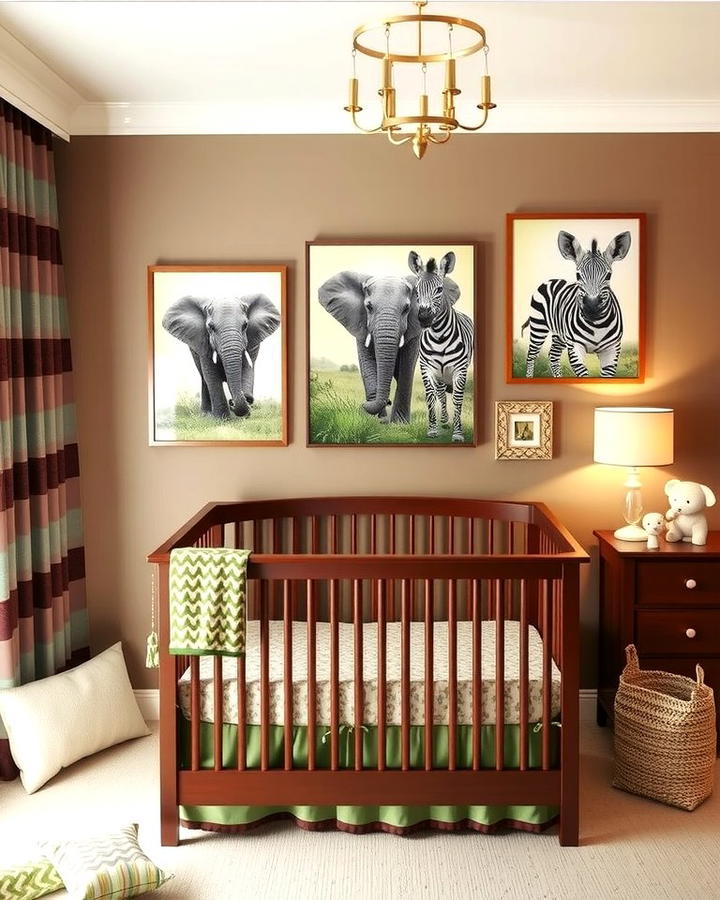 Safari Animal Wall Art - 30 Safari Nursery Decor Ideas