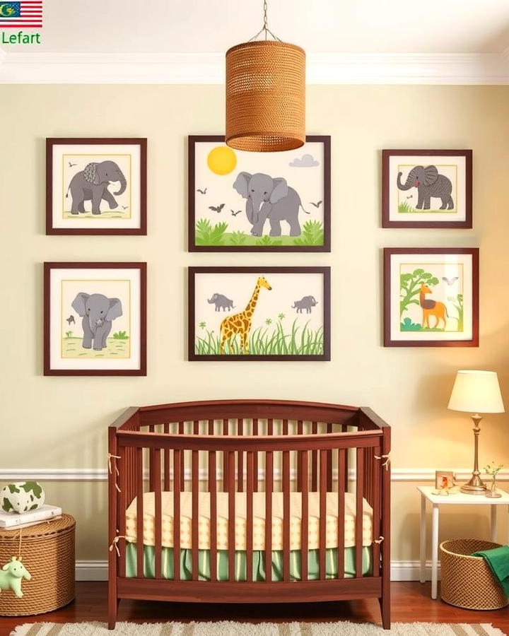 Safari Themed Wall Art - 30 Safari Nursery Decor Ideas