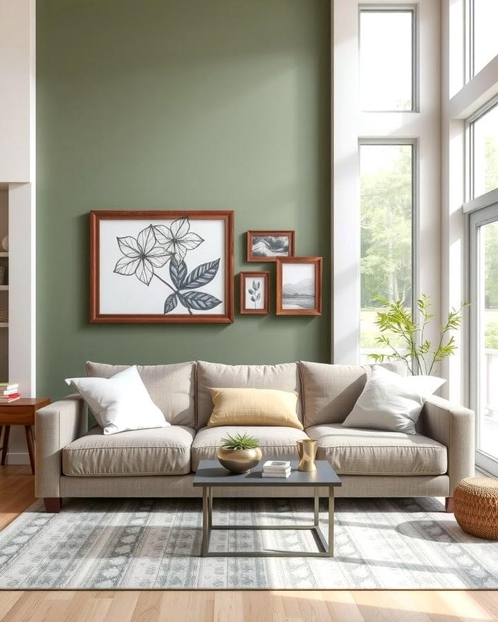 Sage Green Accent Walls - 25 Sage Green Decor Ideas