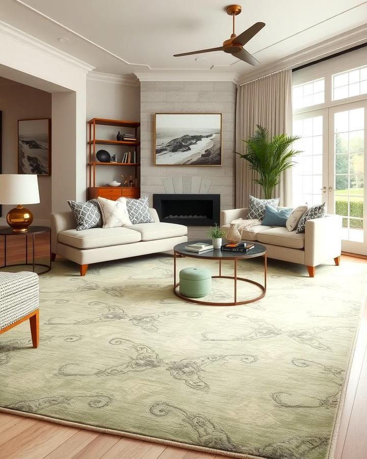 Sage Green Area Rug - 25 Sage Green Decor Ideas