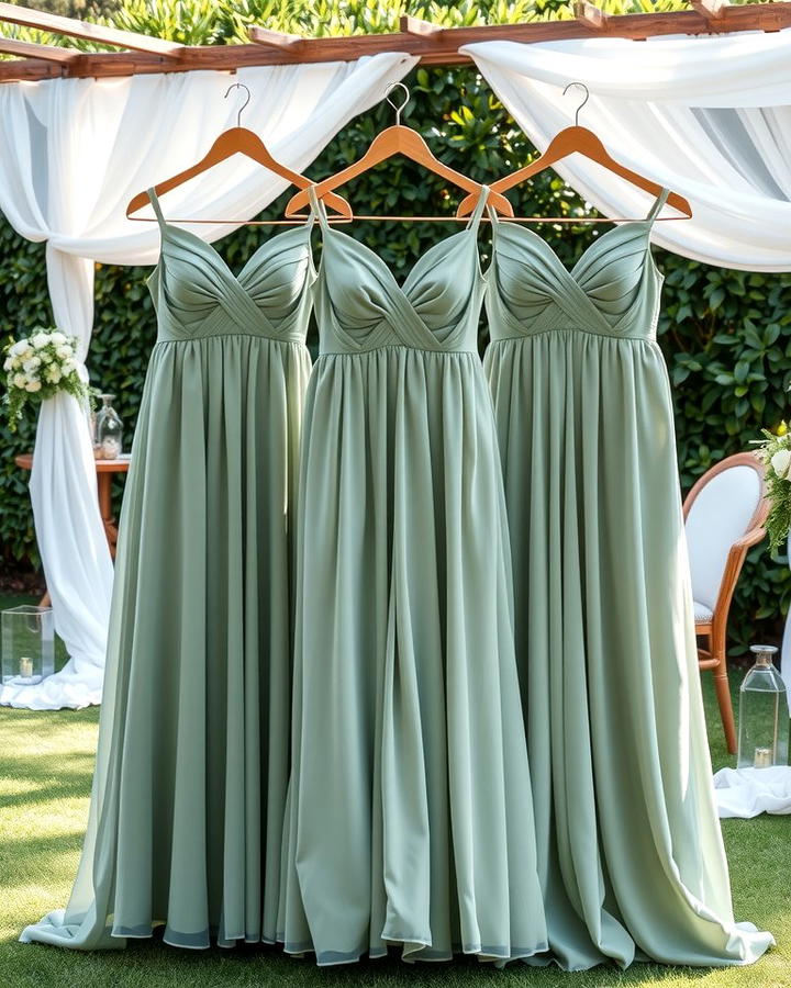 Sage Green Bridesmaid Dresses - 25 Sage Green Wedding Ideas