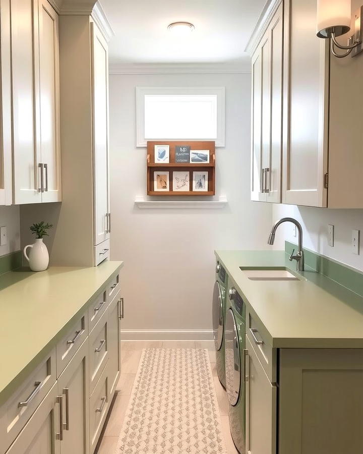 Sage Green Countertops - 25 Sage Green Laundry Room Ideas