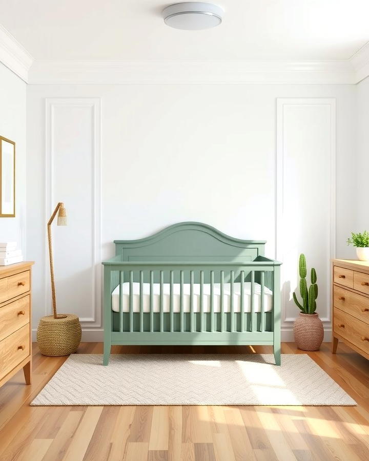 Sage Green Crib - 25 Sage Green Nursery Ideas