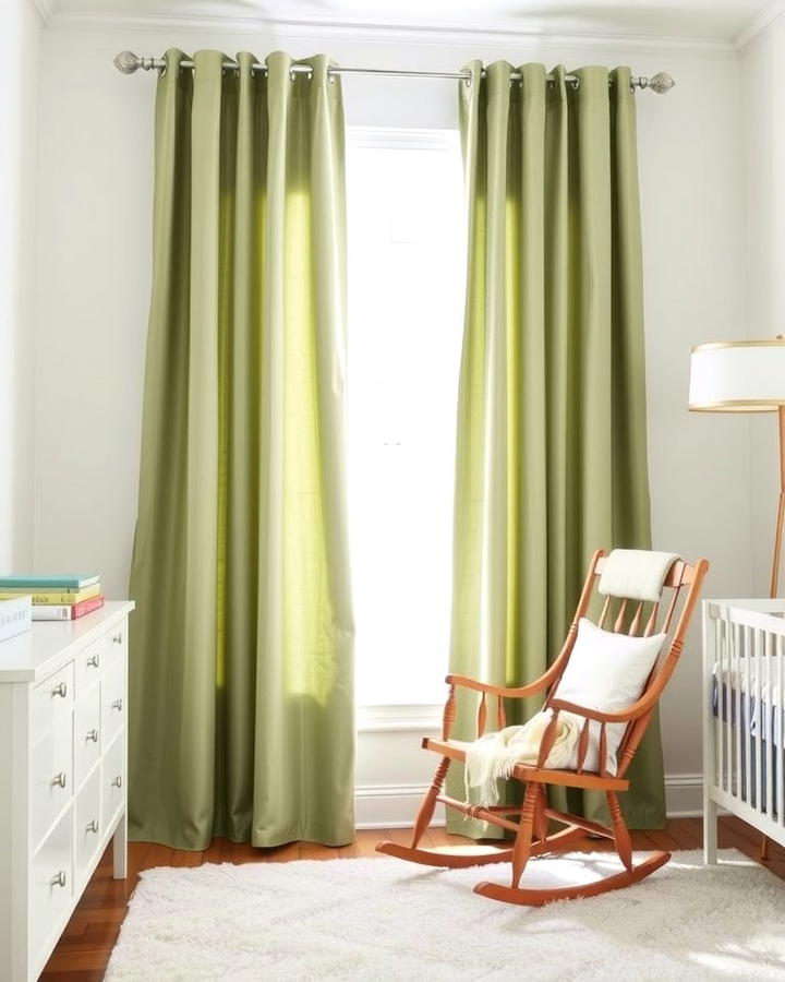 Sage Green Curtains - 25 Sage Green Nursery Ideas