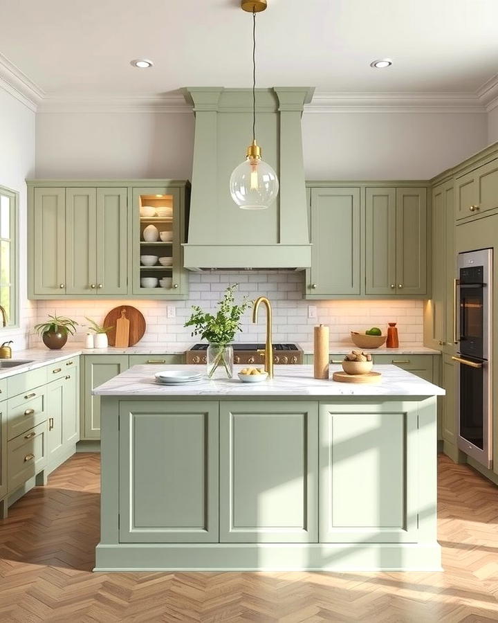 Sage Green Kitchen Island - 25 Sage Green Kitchen Ideas