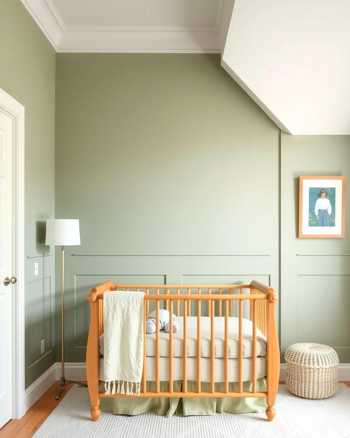 Sage Green Wall Paneling - 25 Sage Green Nursery Ideas