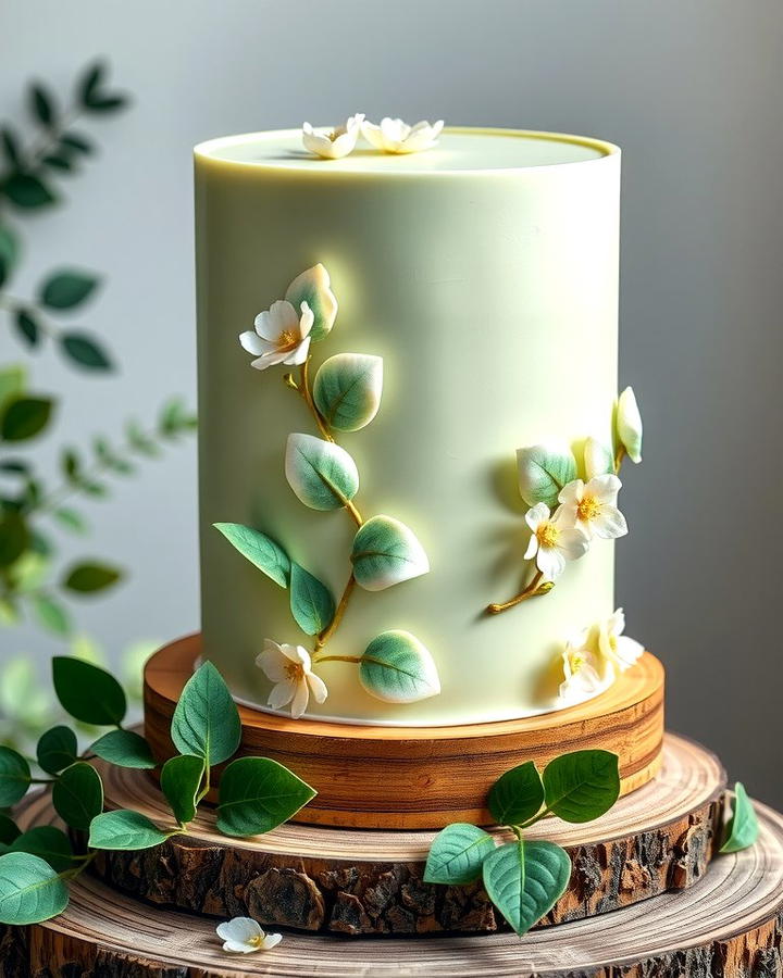 Sage Green Wedding Cake Accents - 25 Sage Green Wedding Ideas