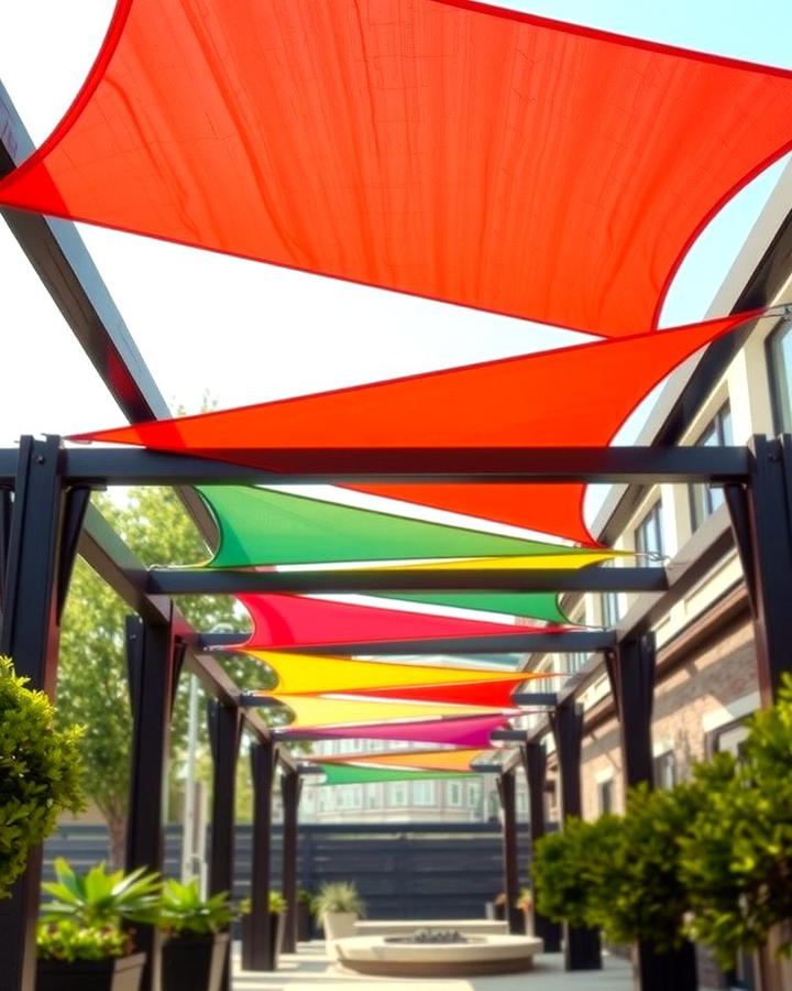 Sail Shade Covers - 25 Pergola Cover Ideas