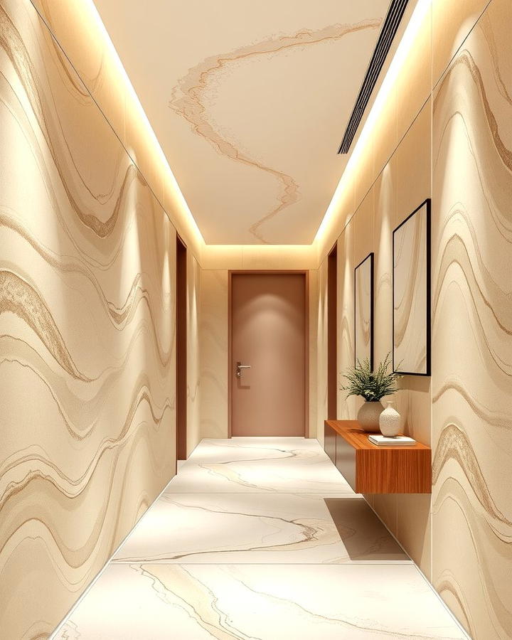 Sand Swirl Texture for Subtle Elegance - 25 Wall Texture Ideas