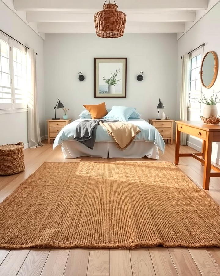 Sand Toned Rugs - 25 Ocean-themed Bedroom Ideas