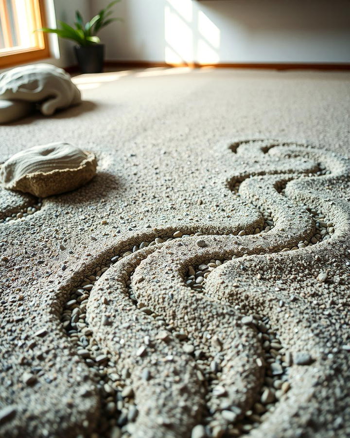 Sand and Gravel Patterns - 25 Zen Garden Ideas