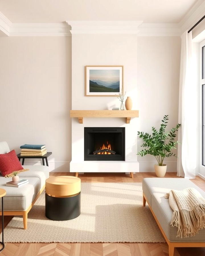 Scandinavian Inspired Fireplaces for Simplicity - 25 Small Living Room Fireplace Ideas