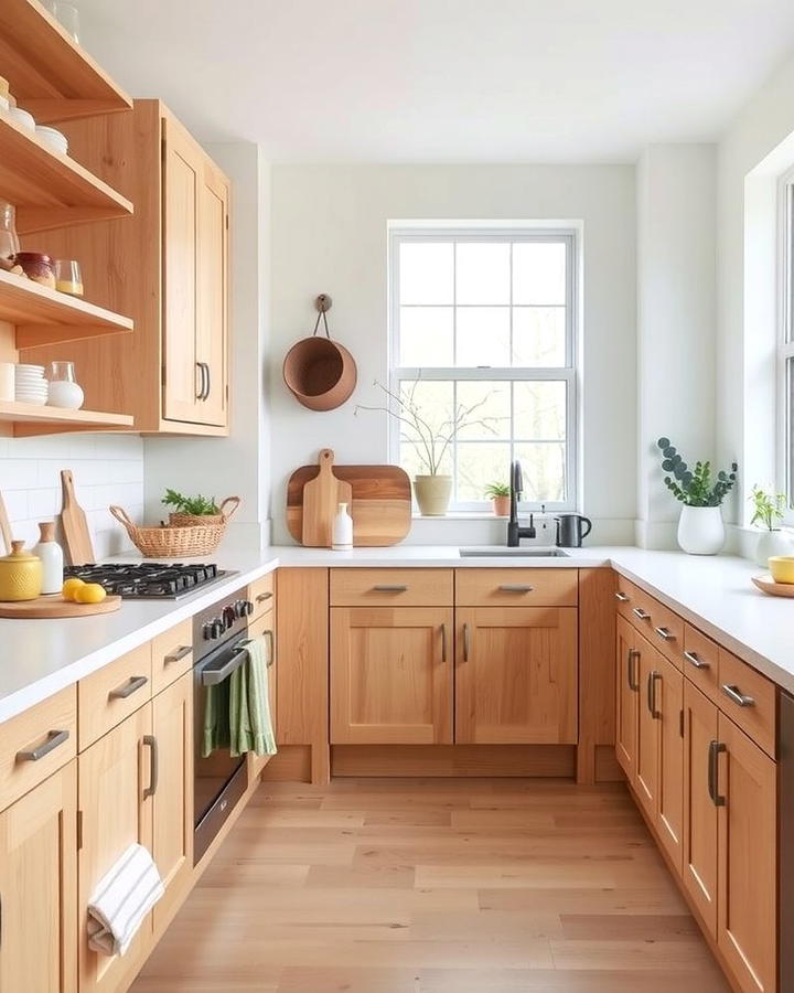 Scandinavian Inspired Simplicity - 30 Kitchens With White Oak Cabinets