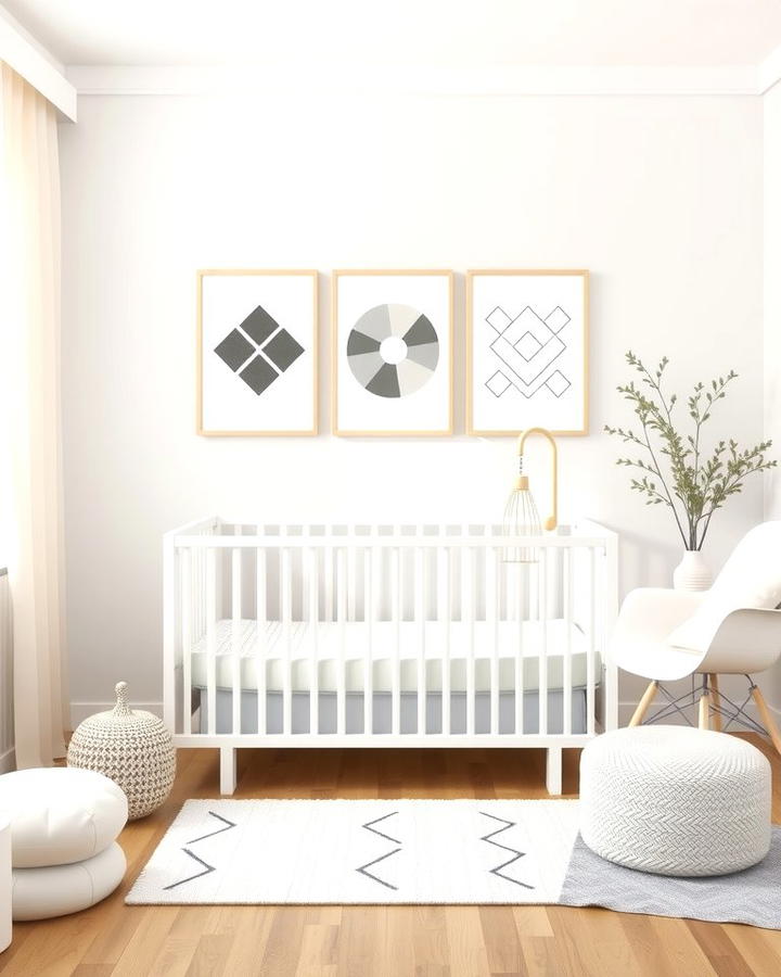 Scandinavian Minimalist Nursery - 25 Whimsical Nursery Ideas