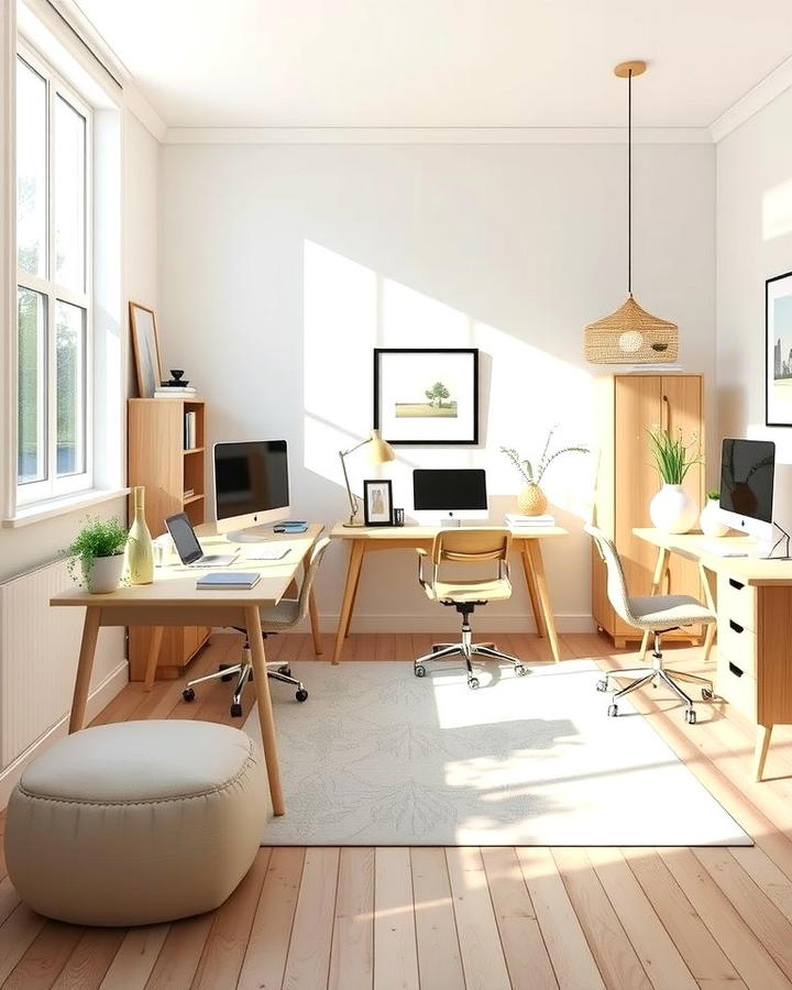 Scandinavian Simplicity - 30 Home Office Ideas for Him