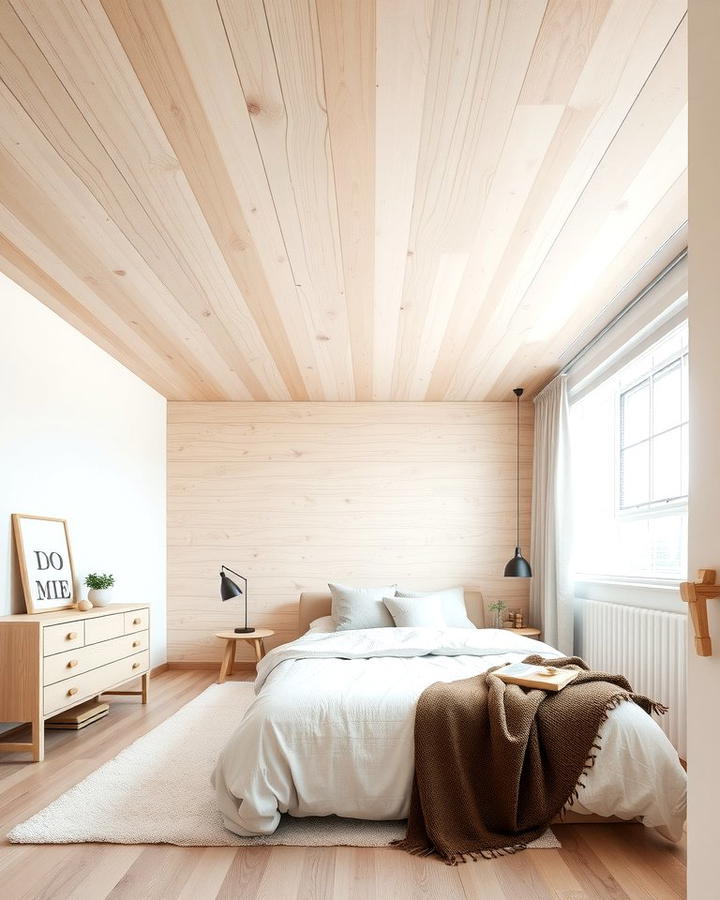 Scandinavian Simplicity with Natural Plywood - 25 Plywood Ceiling Ideas