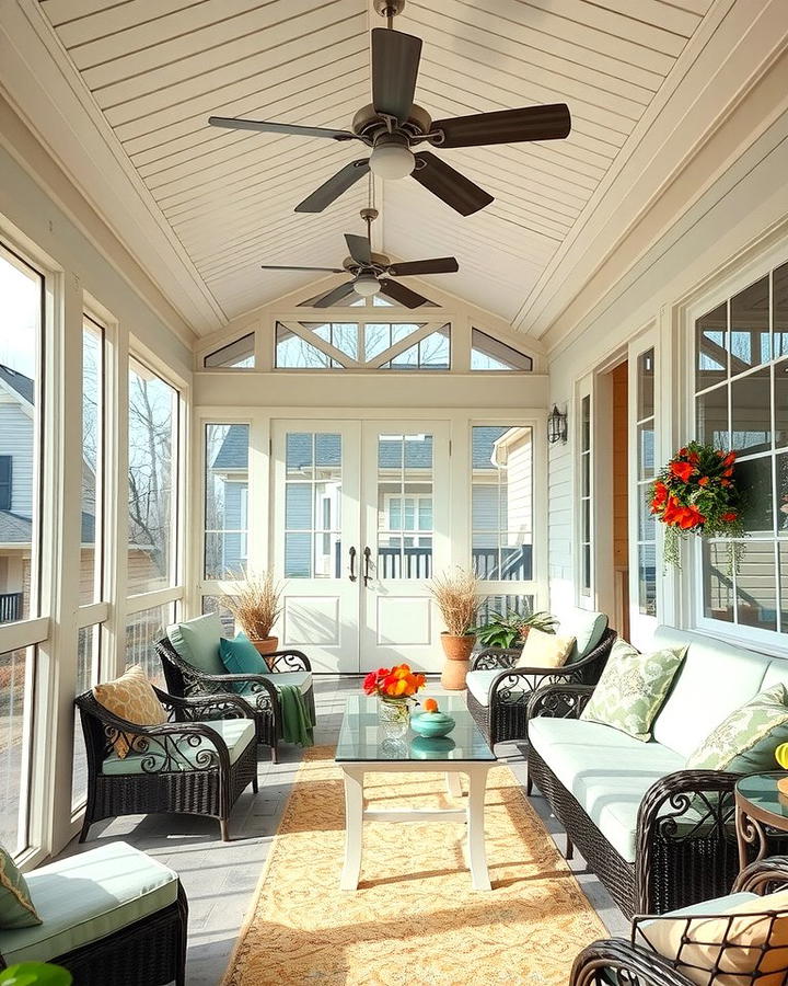 Screened In Porch Comfort - 30 Large Front Porch Ideas