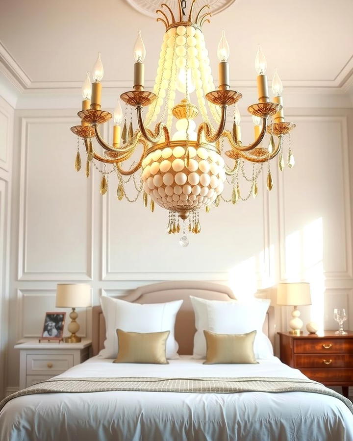 Seashell Chandeliers - 25 Ocean-themed Bedroom Ideas