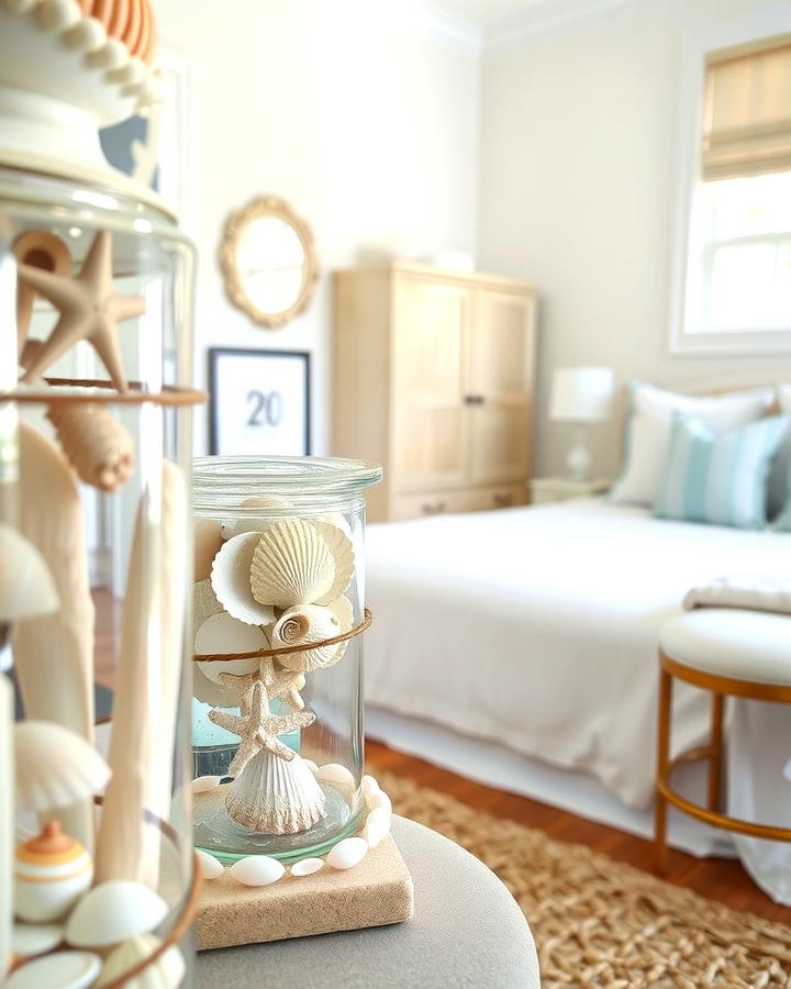 Seashell Decor Elements - 25 Ocean-themed Bedroom Ideas