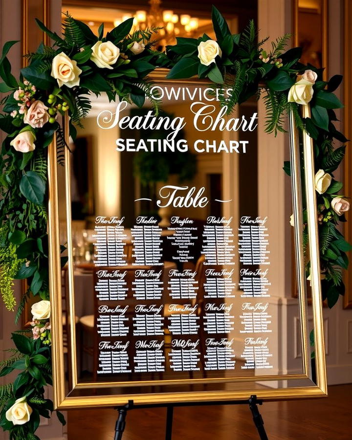 Seating Chart Display - 30 Wedding Sign Ideas