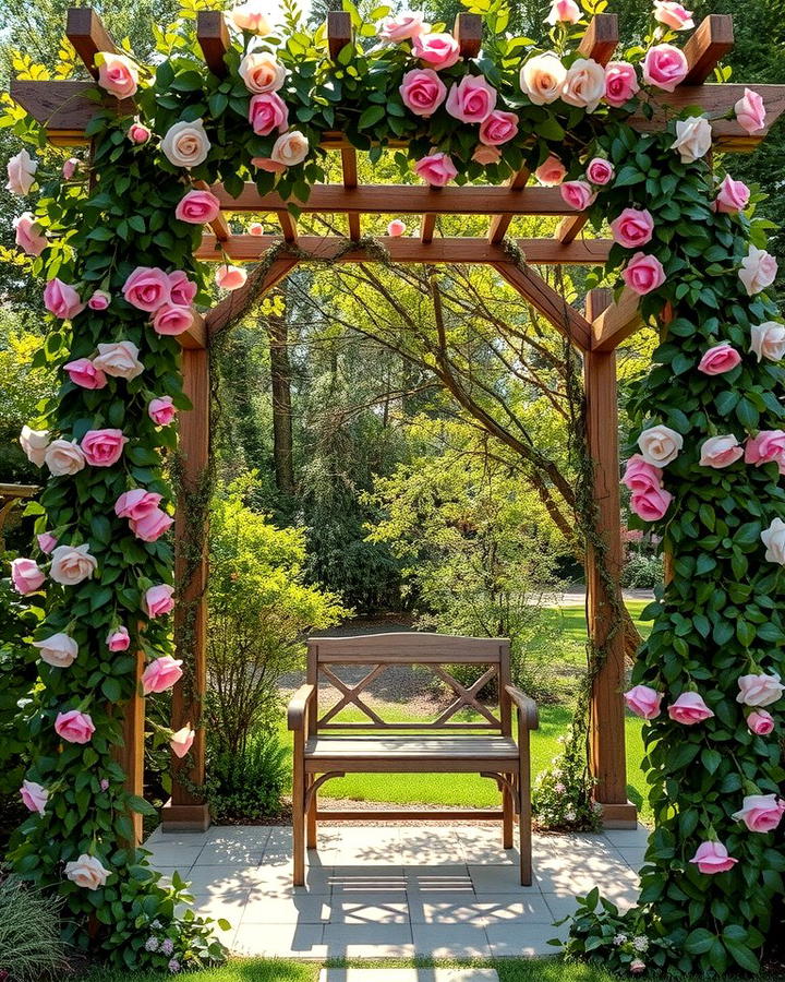 Secluded Corner Arbor - 25 Outdoor Reading Nook Ideas