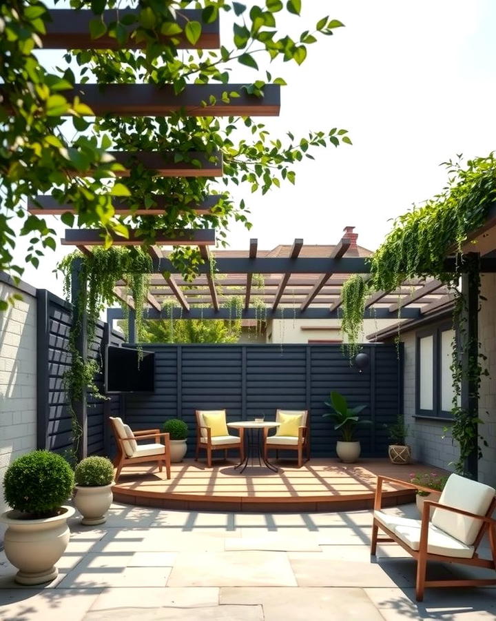 Semi Circle Patio with Pergola - 25 Semi Circle Patio Ideas and Inspiration