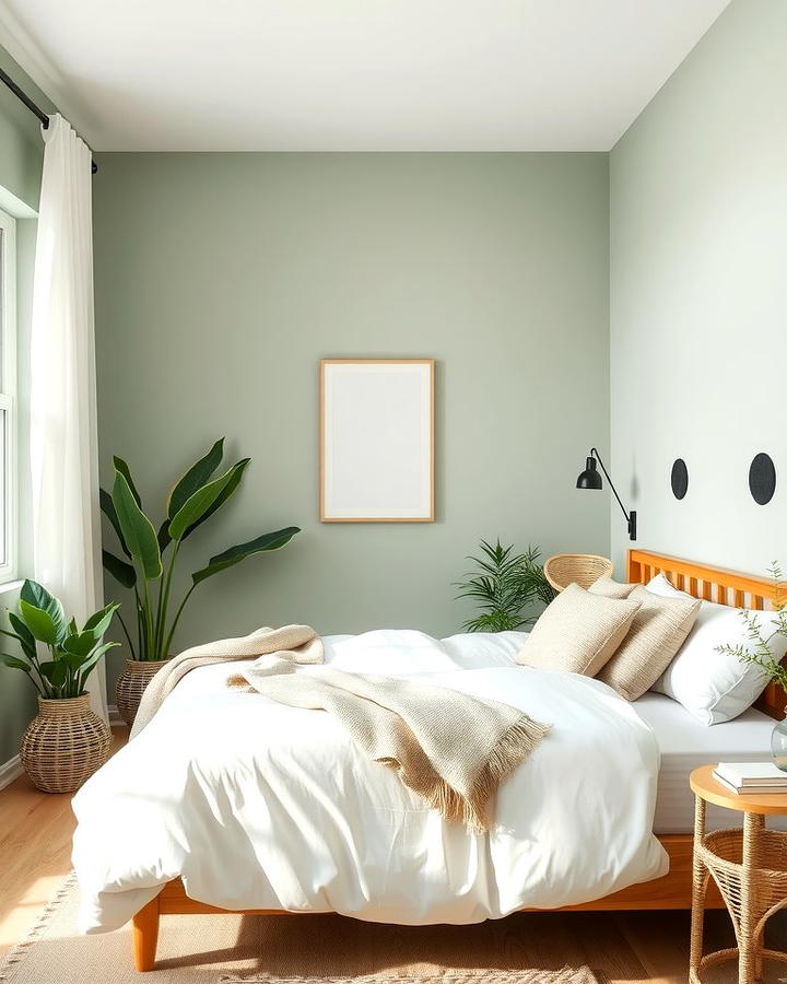 Serene Sage Green Bedroom - 25 Monochromatic Color Schemes for Rooms