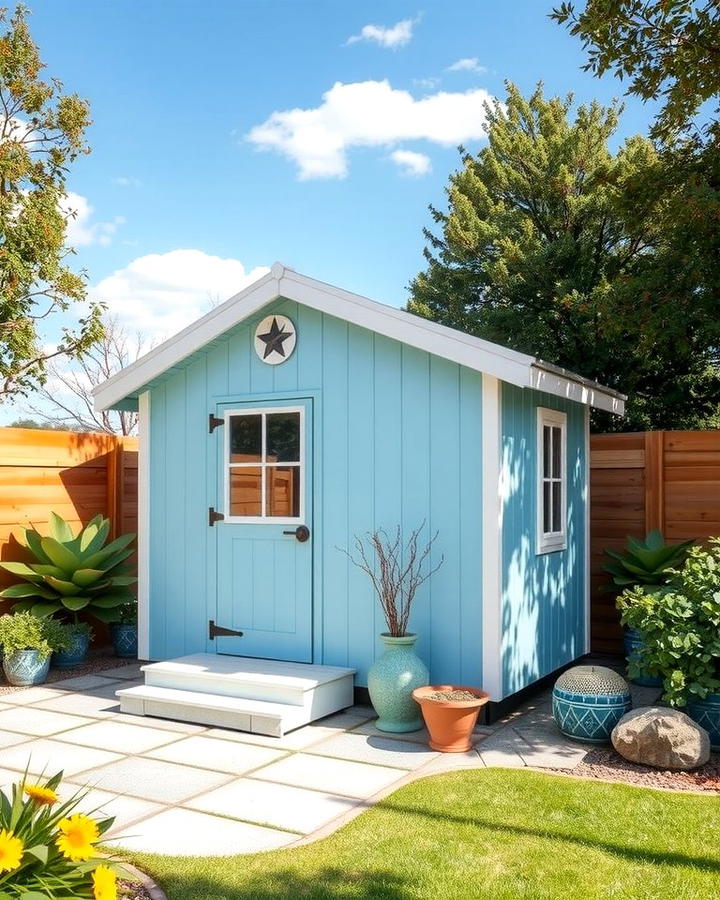 Serene Sky Blue - 25 Shed Color Ideas