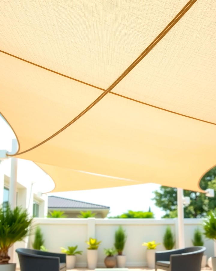 Shade Sail Installation - 25 Shady Garden Ideas