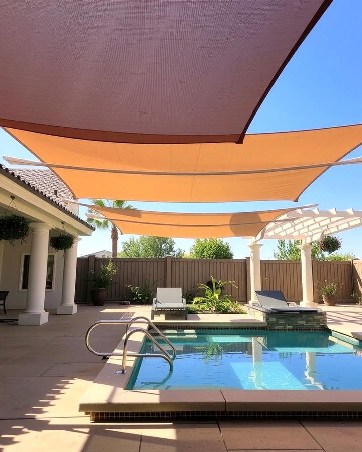 Shade Structures - 25 Pool Patio Ideas