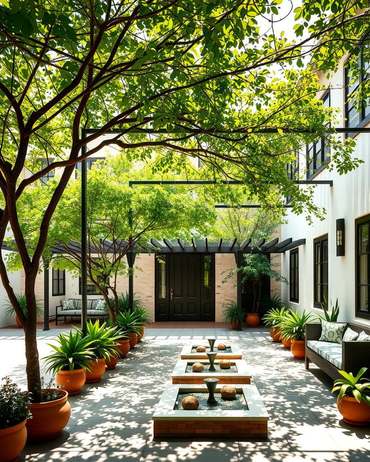 Shaded Courtyards - 25 South Florida Landscaping Ideas