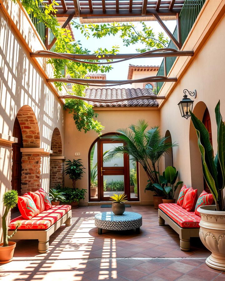 Shaded Seating Nooks 2 - 25 spanish courtyard ideas