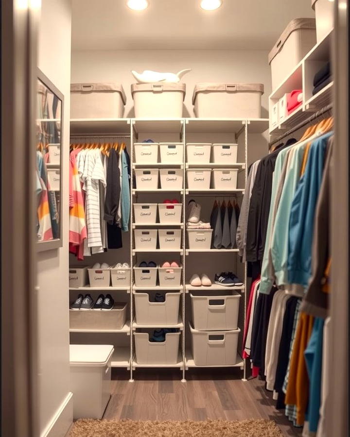 Shared Closet Organizers - 25 Shared Bedroom Ideas for Small Rooms