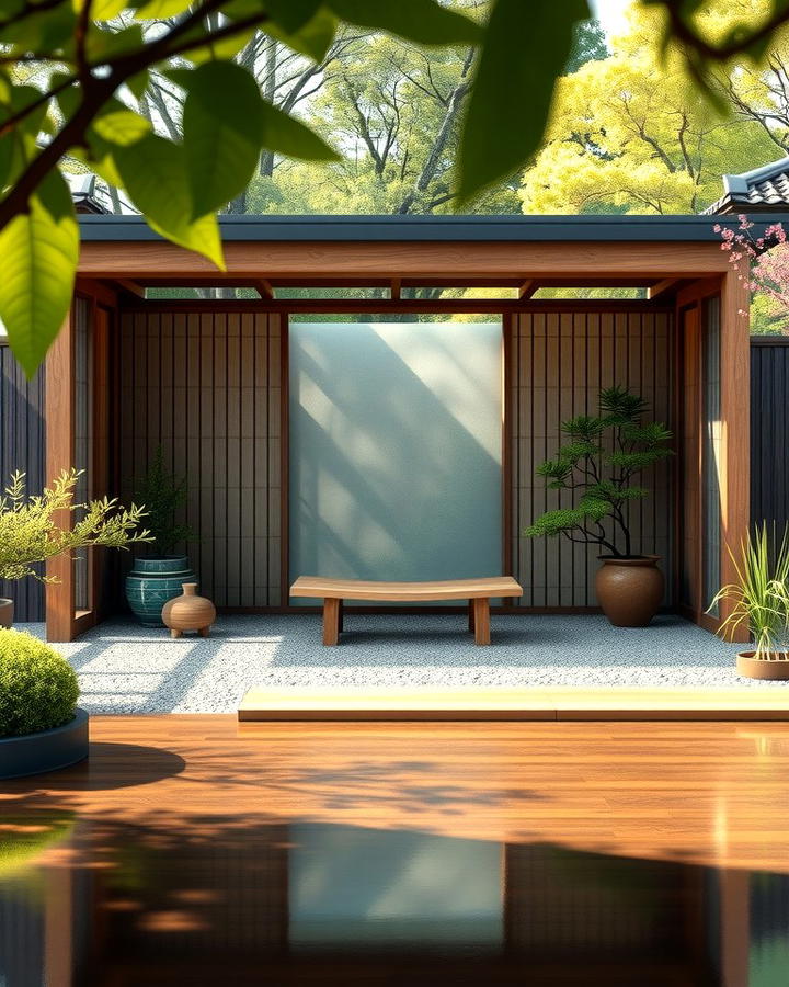 Sheltered Meditation Corners - 25 Zen Garden Ideas