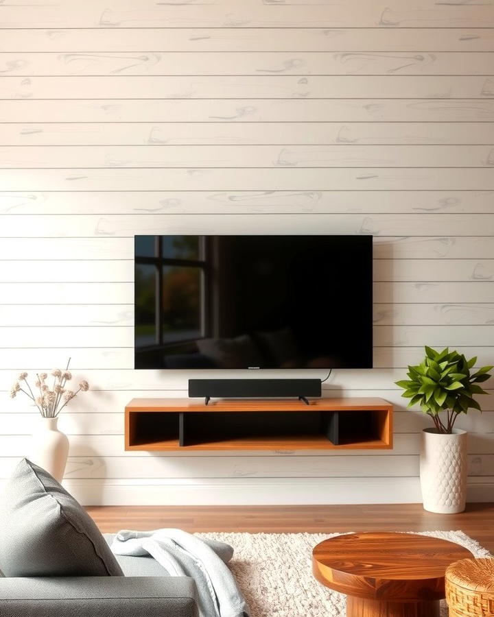 Shiplap as a TV Backdrop - 25 Shiplap Living Room Ideas