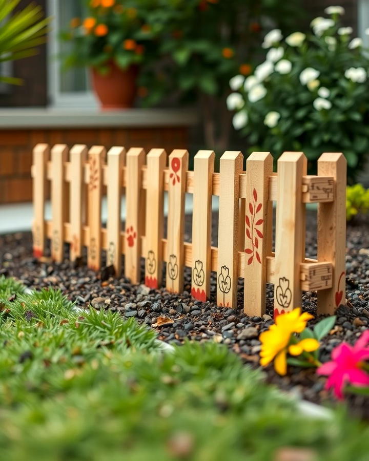 Short Decorative Pallet Fence - 25 Pallet Fence Ideas