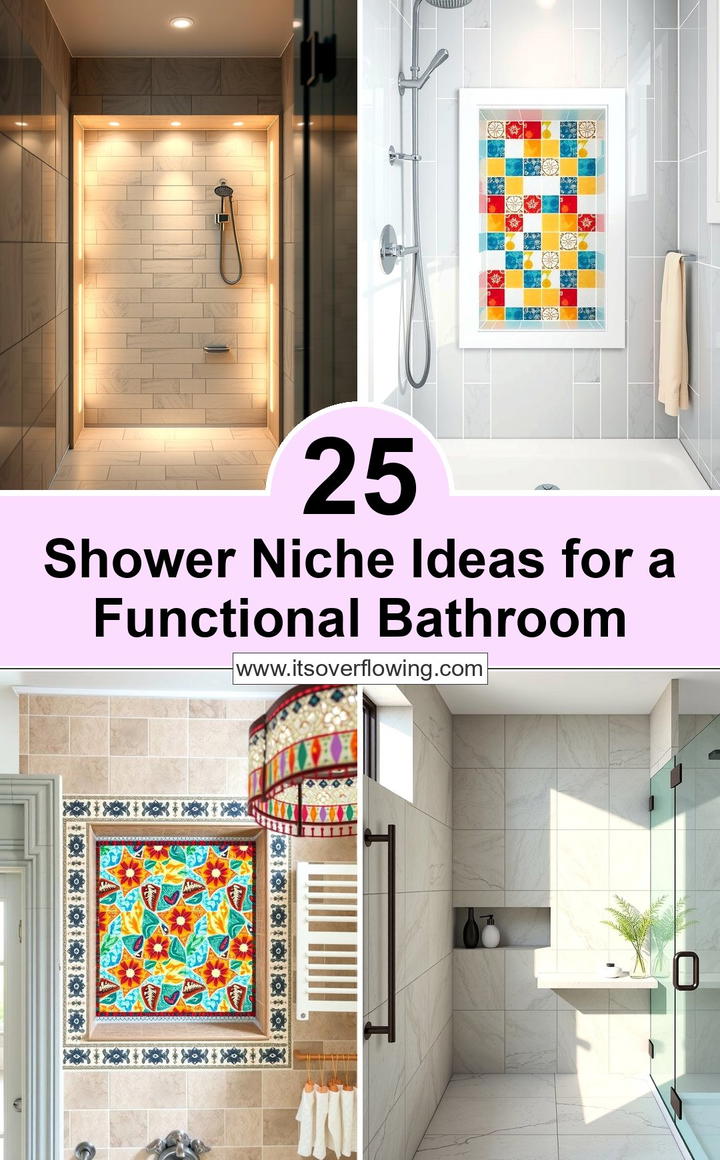 Shower Niche Ideas for a Functional Bathroom